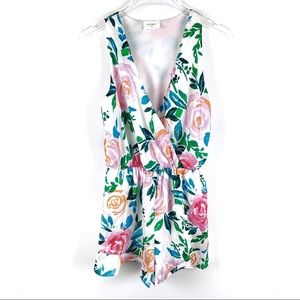 Everly Silky Floral Romper